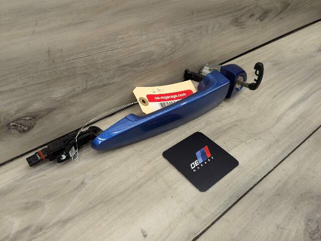 12-18 OEM BMW F23 F30 F36 F32 COMFORT ACCESS Front Left Driver Door Handle Blue