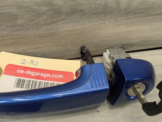12-18 OEM BMW F23 F30 F36 F32 COMFORT ACCESS Front Left Driver Door Handle Blue