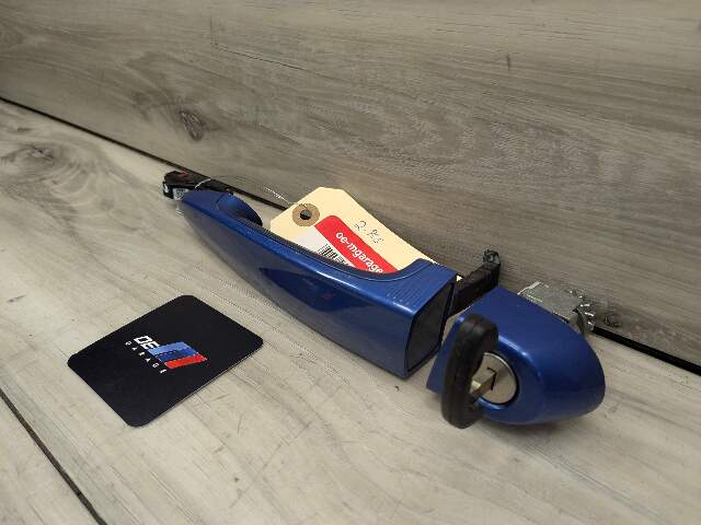12-18 OEM BMW F23 F30 F36 F32 COMFORT ACCESS Front Left Driver Door Handle Blue