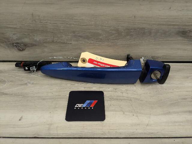 12-18 OEM BMW F23 F30 F36 F32 COMFORT ACCESS Front Left Driver Door Handle Blue