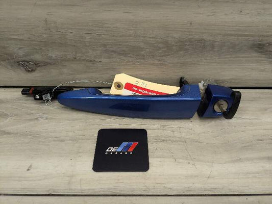 12-18 OEM BMW F23 F30 F36 F32 COMFORT ACCESS Front Left Driver Door Handle Blue