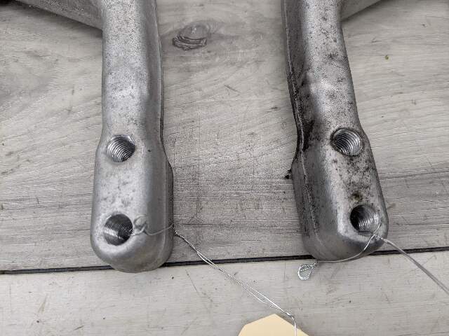 19-25 OEM BMW G05 X5 G06 X6 Front Left Right Suspension Crash Wedge Brace PAIR