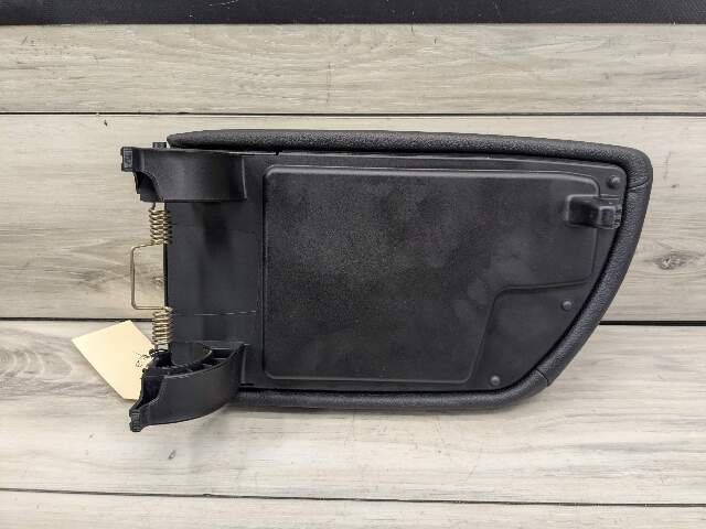 14-18 OEM BMW F22 Center Armrest Tray Console Sensatec Black Imitation Leather