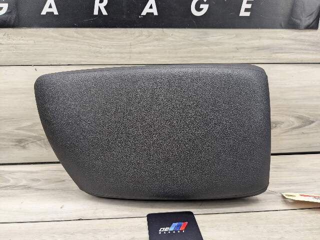 14-18 OEM BMW F22 Center Armrest Tray Console Sensatec Black Imitation Leather