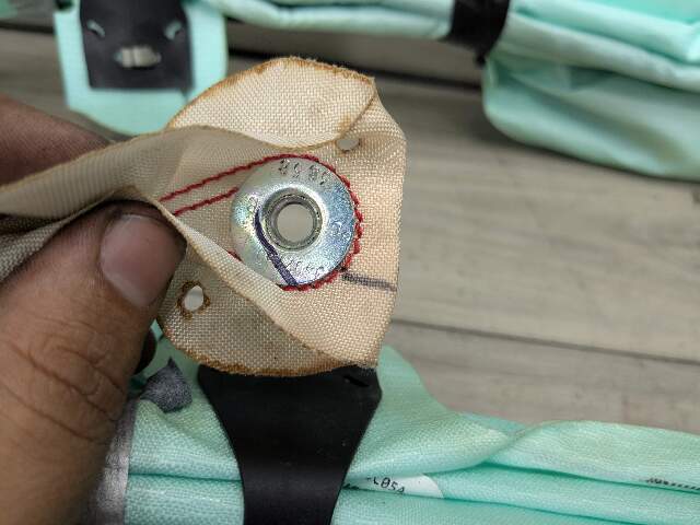 15-19 OEM BMW F16 X6 F86 X6M Right Passenger Top Roof Head Curtain Air Bag