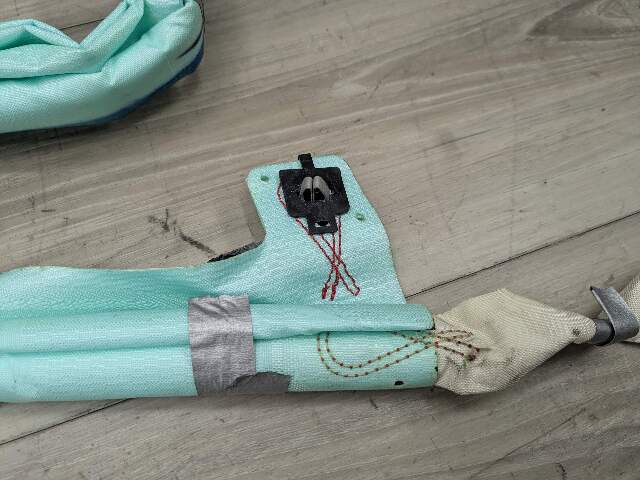 15-19 OEM BMW F16 X6 F86 X6M Right Passenger Top Roof Head Curtain Air Bag