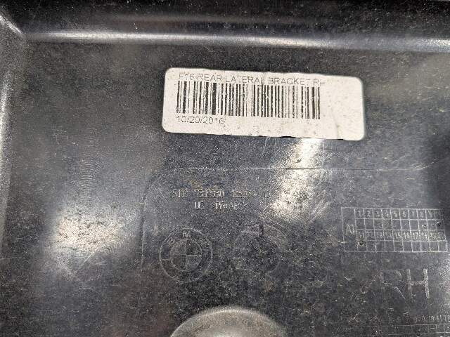 OEM BMW F16 X6 Rear Right Passenger Side Bumper Support Bracket Mount Guide