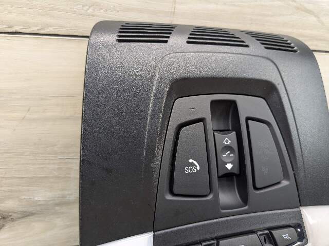 14-19 OEM BMW F15 F16 X5 X6 Roof Console Dome Light SOS Switch Black