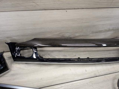 15-19 OEM BMW F16 F86 X6 X6M Dash Door Panel Fine Wood Interior Trim Cover SET