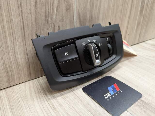 OEM BMW F15 F16 F85 F86 X5 X6 Headlight Switch Control Panel Light Module BLACK