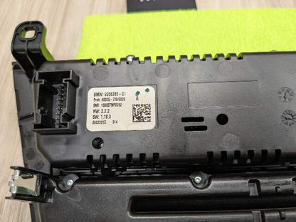 *OEM BMW F15 F16 F85 X5 X6 AC Climate Heater Control Panel Radio Media Switch