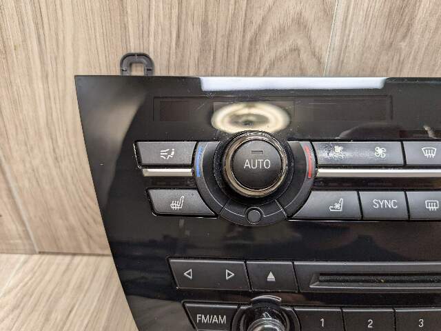 *OEM BMW F15 F16 F85 X5 X6 AC Climate Heater Control Panel Radio Media Switch