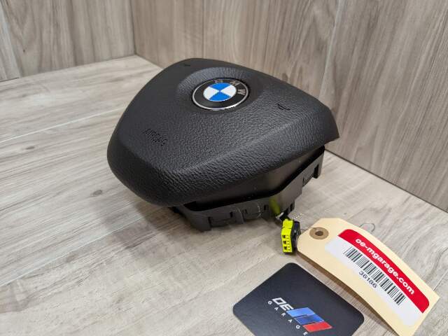 OEM BMW F15 F16 X5 X6 Front Driver Steering Wheel Airbag Air Bag Black