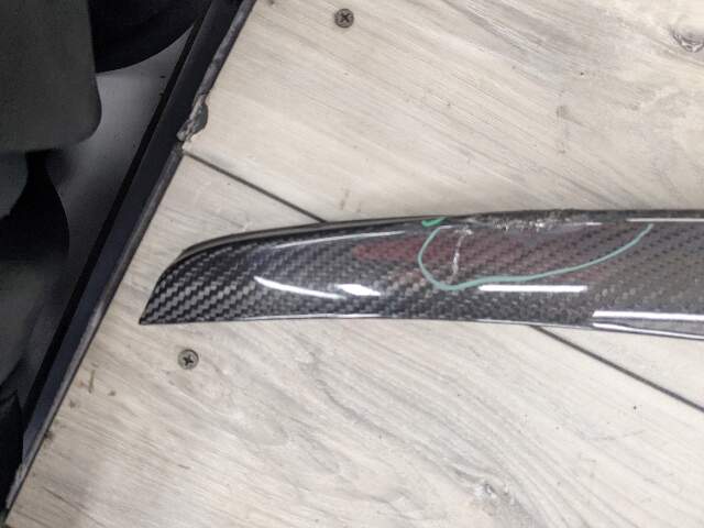 DAMAGE* 14-20 BMW F22 F87 M4 Trunk Duckbill Spoiler CARBON FIBER