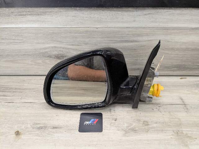 14-18 OEM BMW F15 X5 Left Driver Side Mirror Auto Dip SHADOW GLOSS Assembly