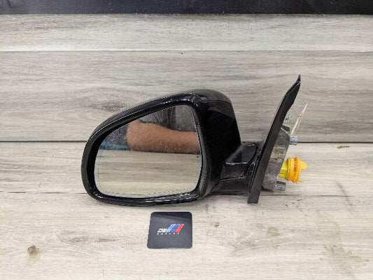 14-18 OEM BMW F15 X5 Left Driver Side Mirror Auto Dip SHADOW GLOSS Assembly