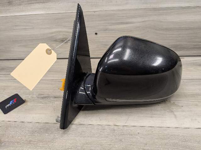 14-18 OEM BMW F15 X5 Left Driver Side Mirror Auto Dip SHADOW GLOSS Assembly