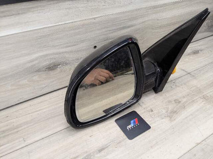 14-18 OEM BMW F15 X5 Left Driver Side Mirror Auto Dip SHADOW GLOSS Assembly