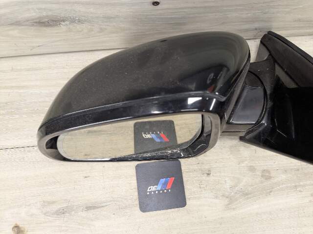 14-18 OEM BMW F15 X5 Left Driver Side Mirror Auto Dip SHADOW GLOSS Assembly