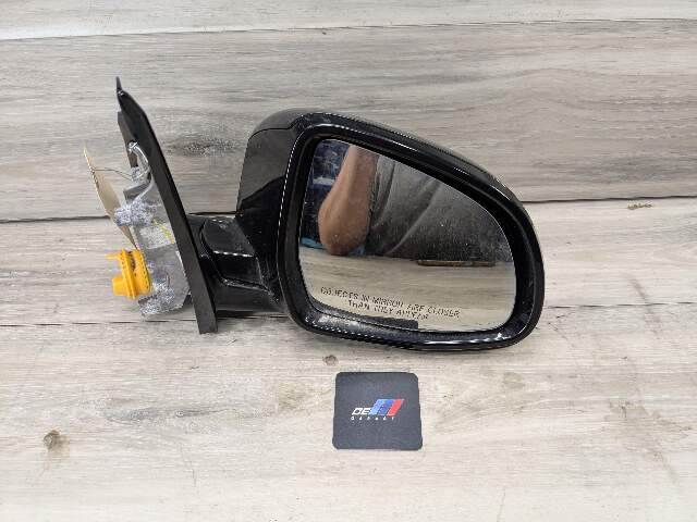 14-18 OEM BMW F15 X5 Right Passenger Side Mirror Auto Dip SHADOW GLOSS Assembly