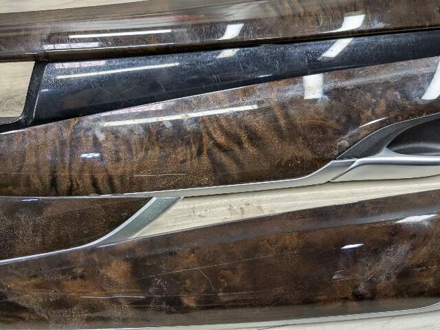 14-18 OEM BMW F15 X5 Dash Door Panel Fine Wood Interior Trim Cover SET
