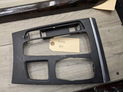 14-18 OEM BMW F15 X5 Dash Door Panel Fine Wood Interior Trim Cover SET