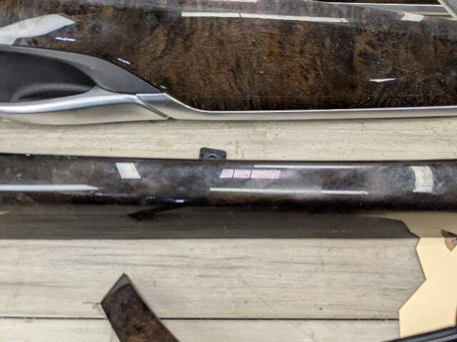 14-18 OEM BMW F15 X5 Dash Door Panel Fine Wood Interior Trim Cover SET