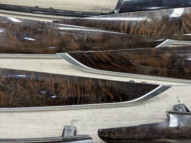 14-18 OEM BMW F15 X5 Dash Door Panel Fine Wood Interior Trim Cover SET
