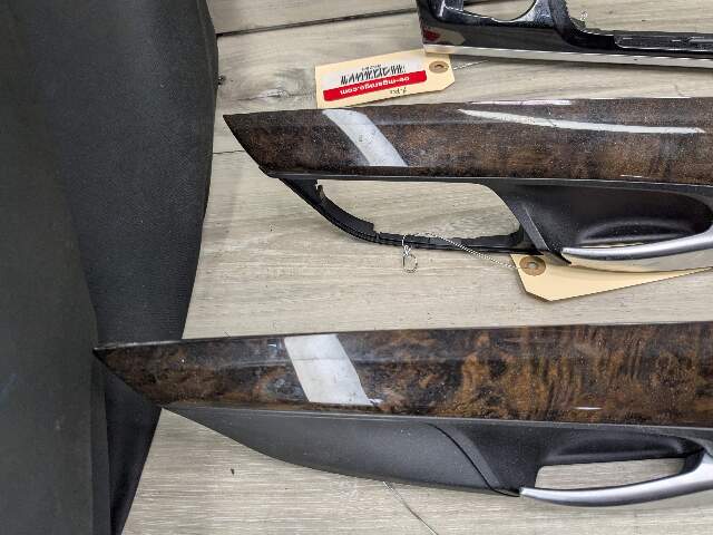 14-18 OEM BMW F15 X5 Dash Door Panel Fine Wood Interior Trim Cover SET