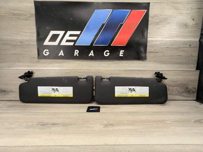 18-24 OEM BMW G01 G02 F97 X3 X4 Left Driver Right Passenger Side Sun Visor Black