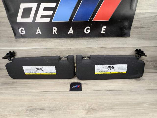 18-24 OEM BMW G01 G02 F97 X3 X4 Left Driver Right Passenger Side Sun Visor Black