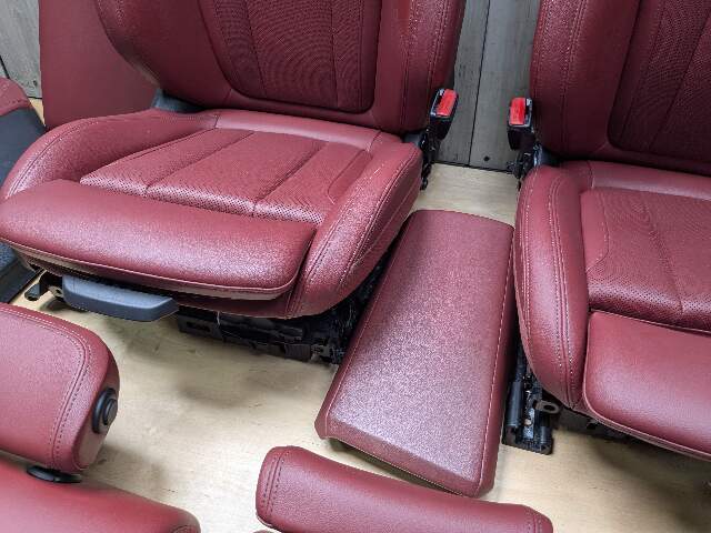 *22-24 OEM BMW G26 430 M440 Front Rear RED Interior Seats Door Panels COMPLETE