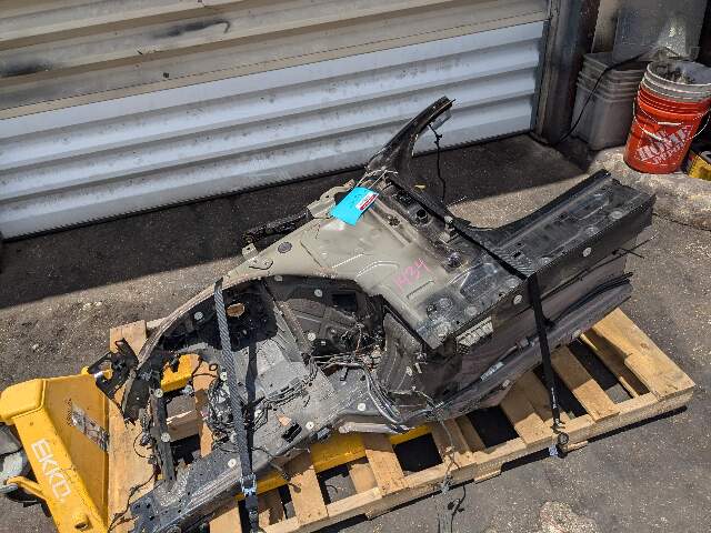 22-24 OEM BMW G26 430 M440 Left Driver Side A Pillar Apron Body Frame Cut
