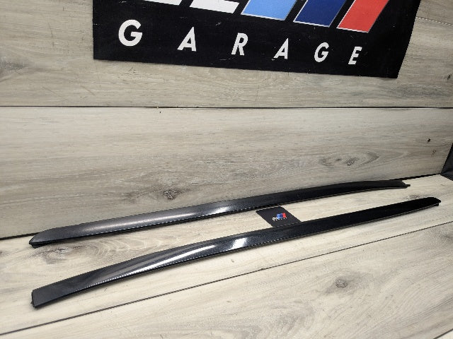 14-19 OEM BMW F15 F16 X5 X6 Front Left Right Windshield Side Drip Molding PAIR