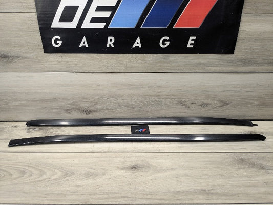 14-19 OEM BMW F15 F16 X5 X6 Front Left Right Windshield Side Drip Molding PAIR