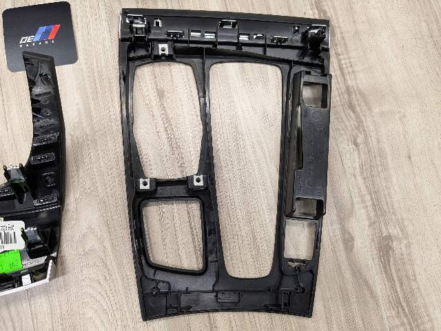 *15-19 OEM BMW F16 F86 X6 X6M Center Dash Door Oak Wood Trim Panel SET