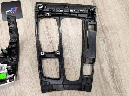 *15-19 OEM BMW F16 F86 X6 X6M Center Dash Door Oak Wood Trim Panel SET