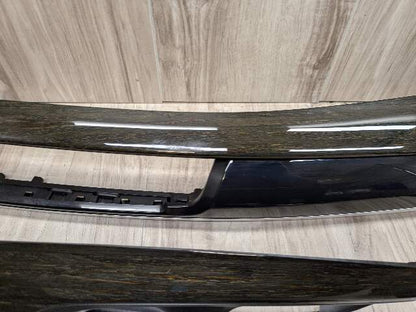*15-19 OEM BMW F16 F86 X6 X6M Center Dash Door Oak Wood Trim Panel SET