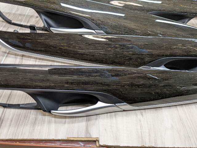 *15-19 OEM BMW F16 F86 X6 X6M Center Dash Door Oak Wood Trim Panel SET