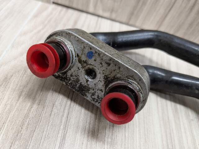 OEM BMW F23 F30 F32 F36 335 435 N55 Engine Oil Cooler Pipe Lines Inlet Outlet