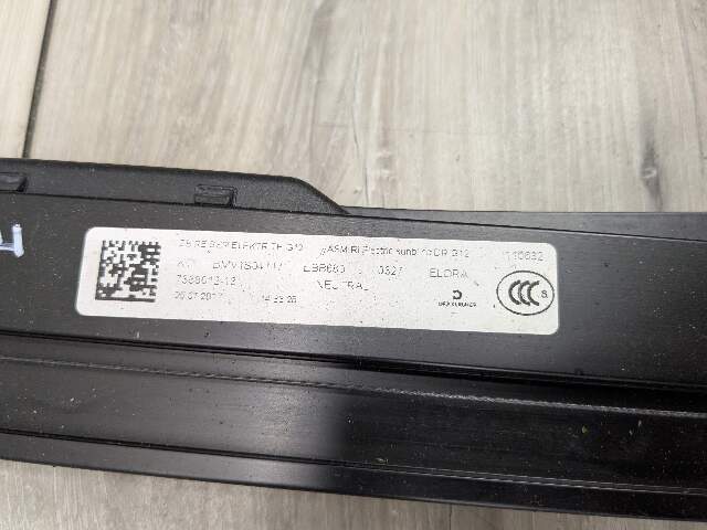 OEM BMW G12 740 750 M760 Rear Right Passenger Door Sun Blind Shade Roller Light