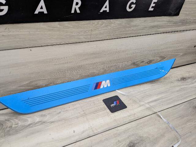 16-22 OEM BMW G12 OEM Rear Left Driver Door Sills M Trim Illuminated Entry Plate