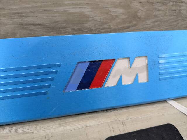16-22 OEM BMW G12 OEM Rear Left Driver Door Sills M Trim Illuminated Entry Plate