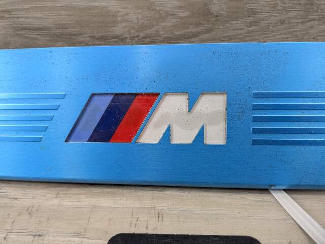 16-22 OEM BMW G12 OEM Rear Left Driver Door Sills M Trim Illuminated Entry Plate
