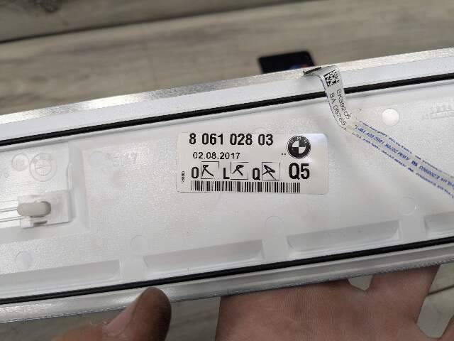 16-22 OEM BMW G11 G12 Front Right Passenger Door Sills M Trim Illuminated Entry
