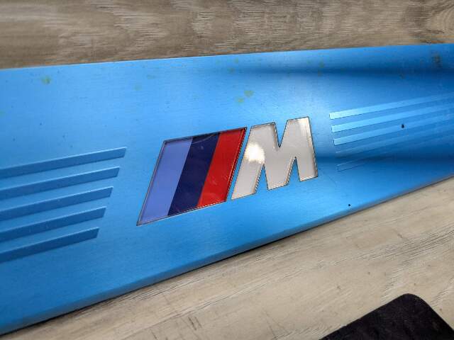 16-22 OEM BMW G11 G12 Front Right Passenger Door Sills M Trim Illuminated Entry