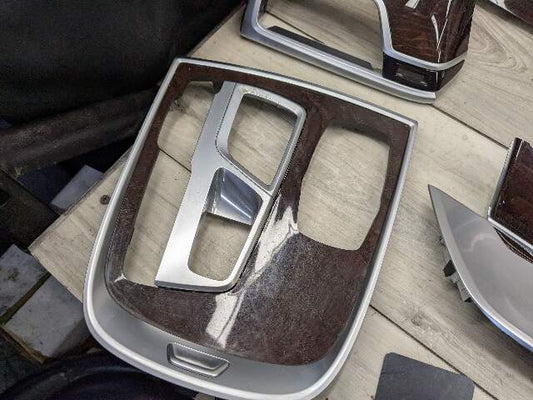 16-19 OEM BMW G12 750 Dash Doors Air Vent Wood Oak Interior Trim SET