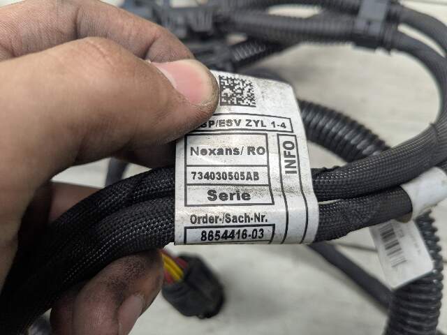 OEM BMW G11 G12 750 G30 M550 AWD Engine N63R Wiring Wire Harness Module 1-4
