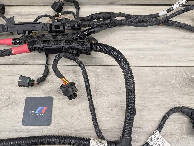 OEM BMW G11 G12 750 G30 M550 AWD Engine N63R Wiring Wire Harness Module 1-4
