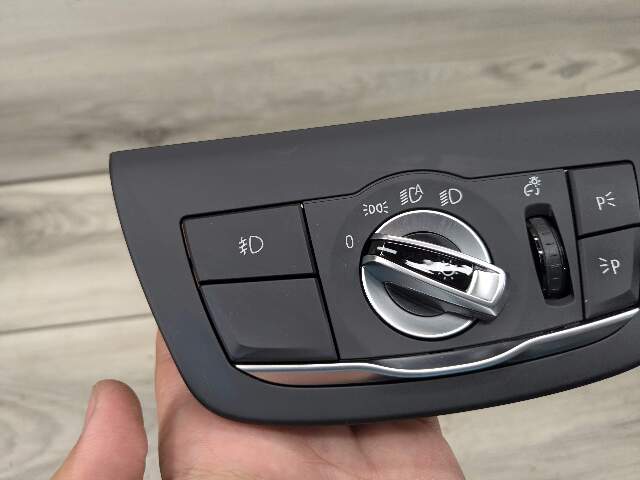18-24 OEM BMW G01 G02 X3 X4 Headlight Switch Control Panel Light Module BLACK